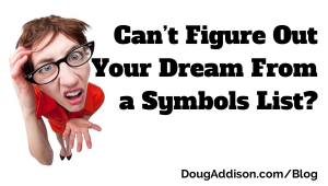 cant figure out your dream from a symbols list - blog