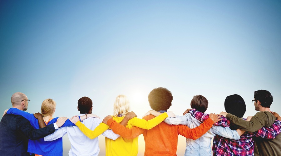 Diversity People Huddle Teamwork Union Concept