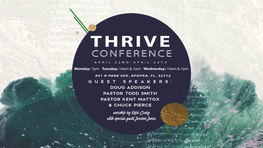Apopka, Florida - Thrive Passover Conference - Tues 4/23 @ 7pm EST