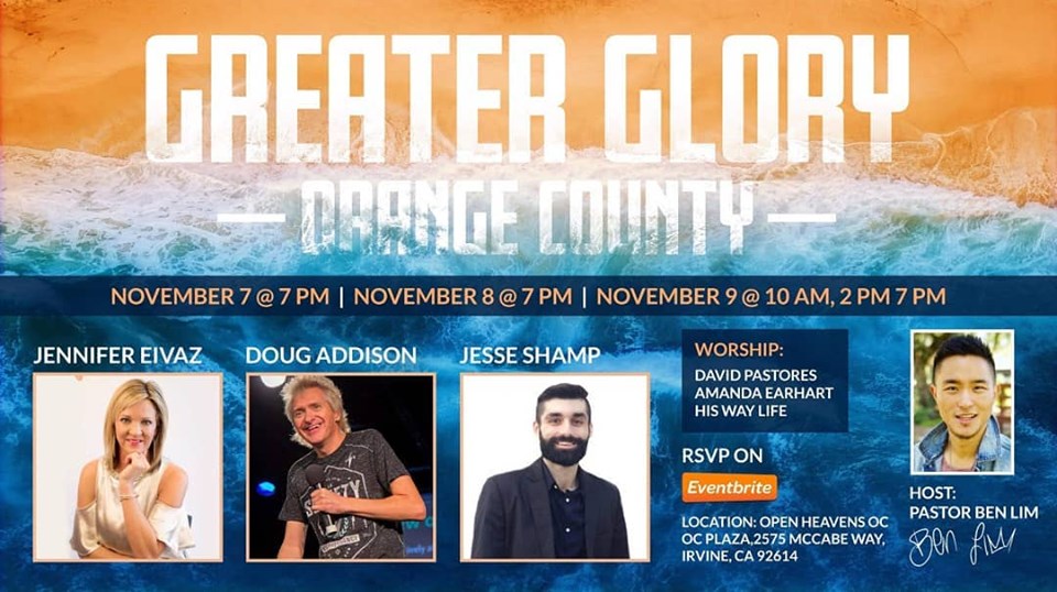 Orange County, CA - Greater Glory with Ben Lim
