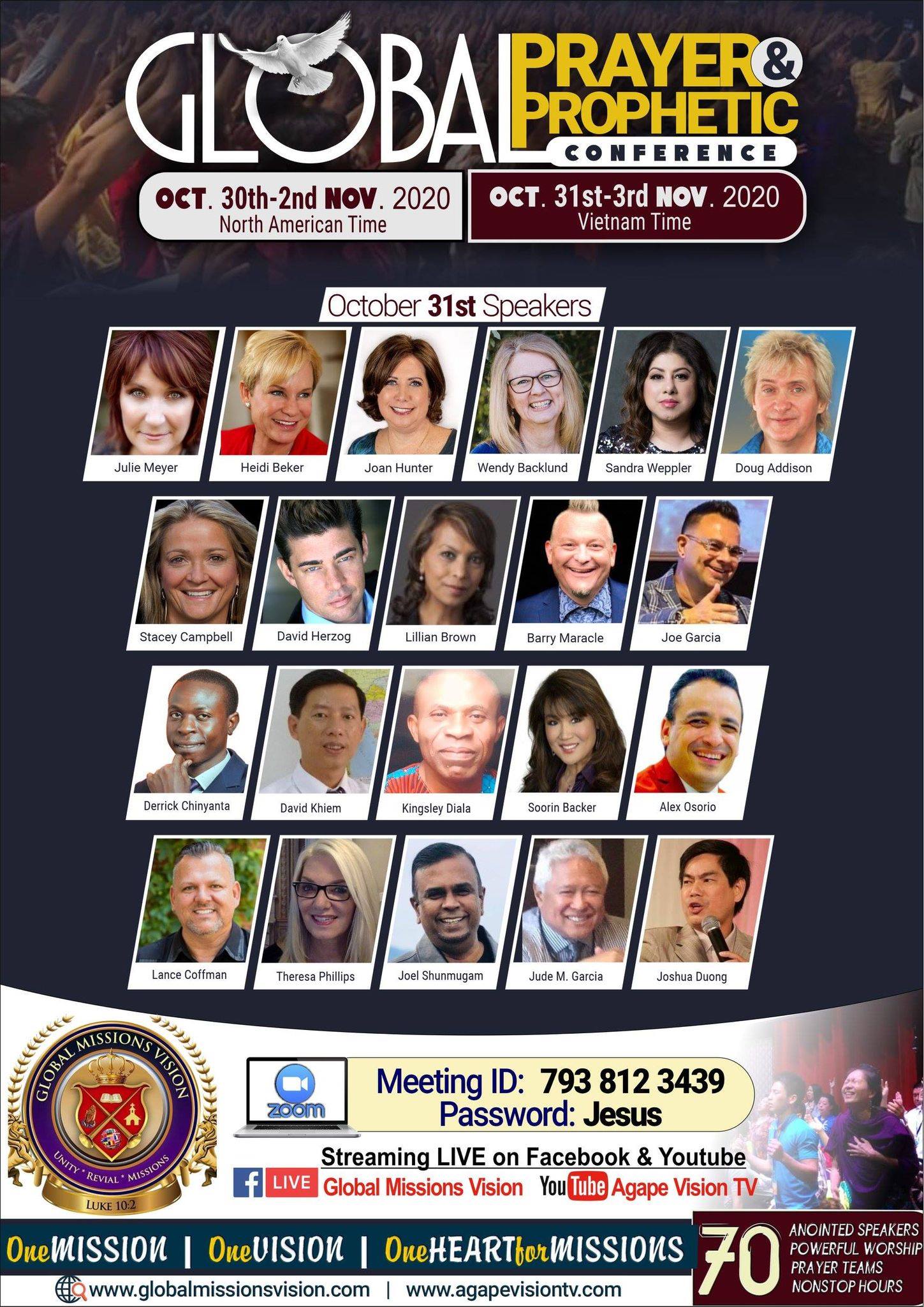 Global Prayer & Prophetic Conference Online 2020